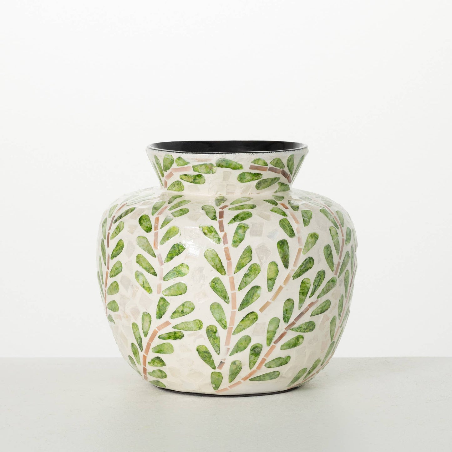Leaf Pattern Bouquet Vase