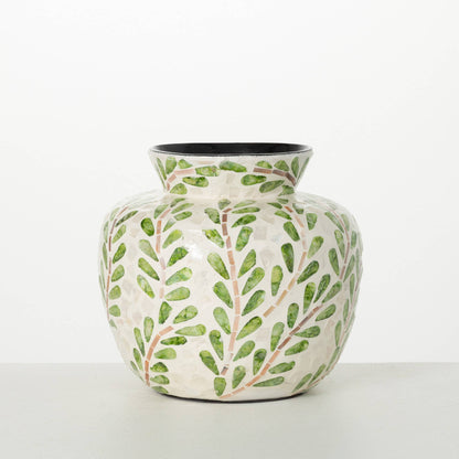 Leaf Pattern Bouquet Vase