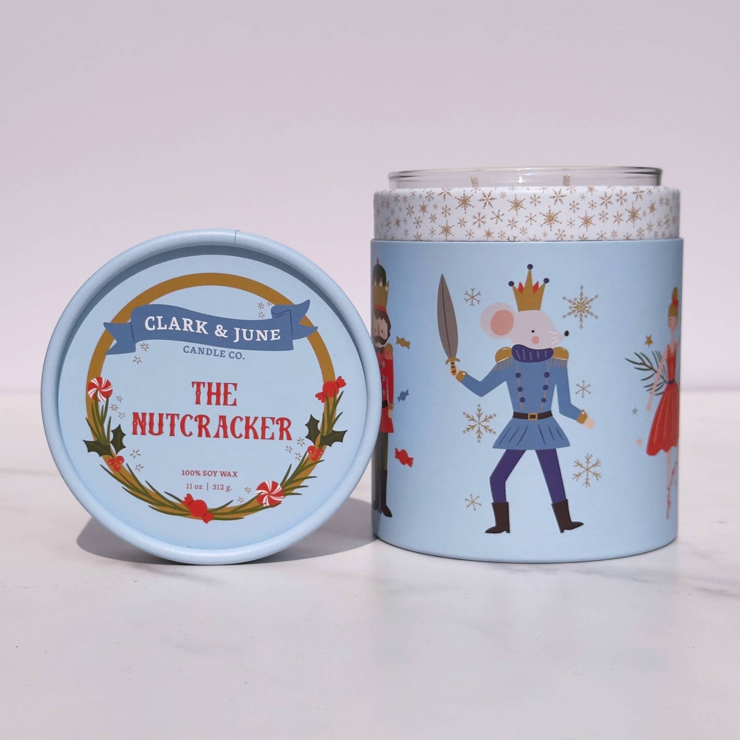 Mouse King  11oz Soy Holiday Candle - Peppermint Marshmallow