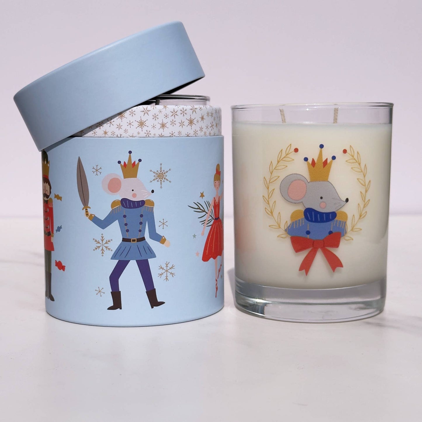 Mouse King  11oz Soy Holiday Candle - Peppermint Marshmallow