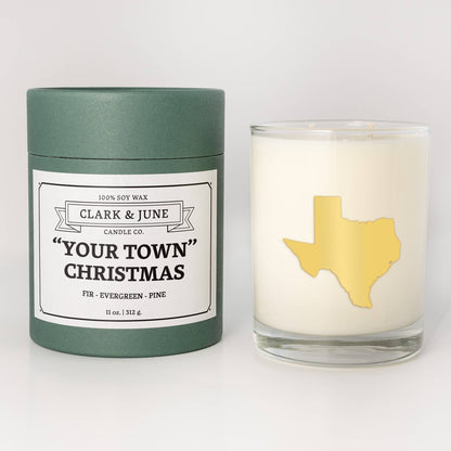 Austin Christmas Custom 11oz Soy Candle