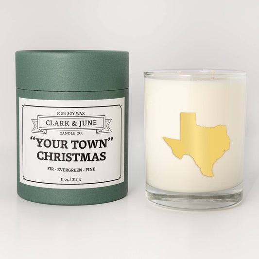 Austin Christmas Custom 11oz Soy Candle