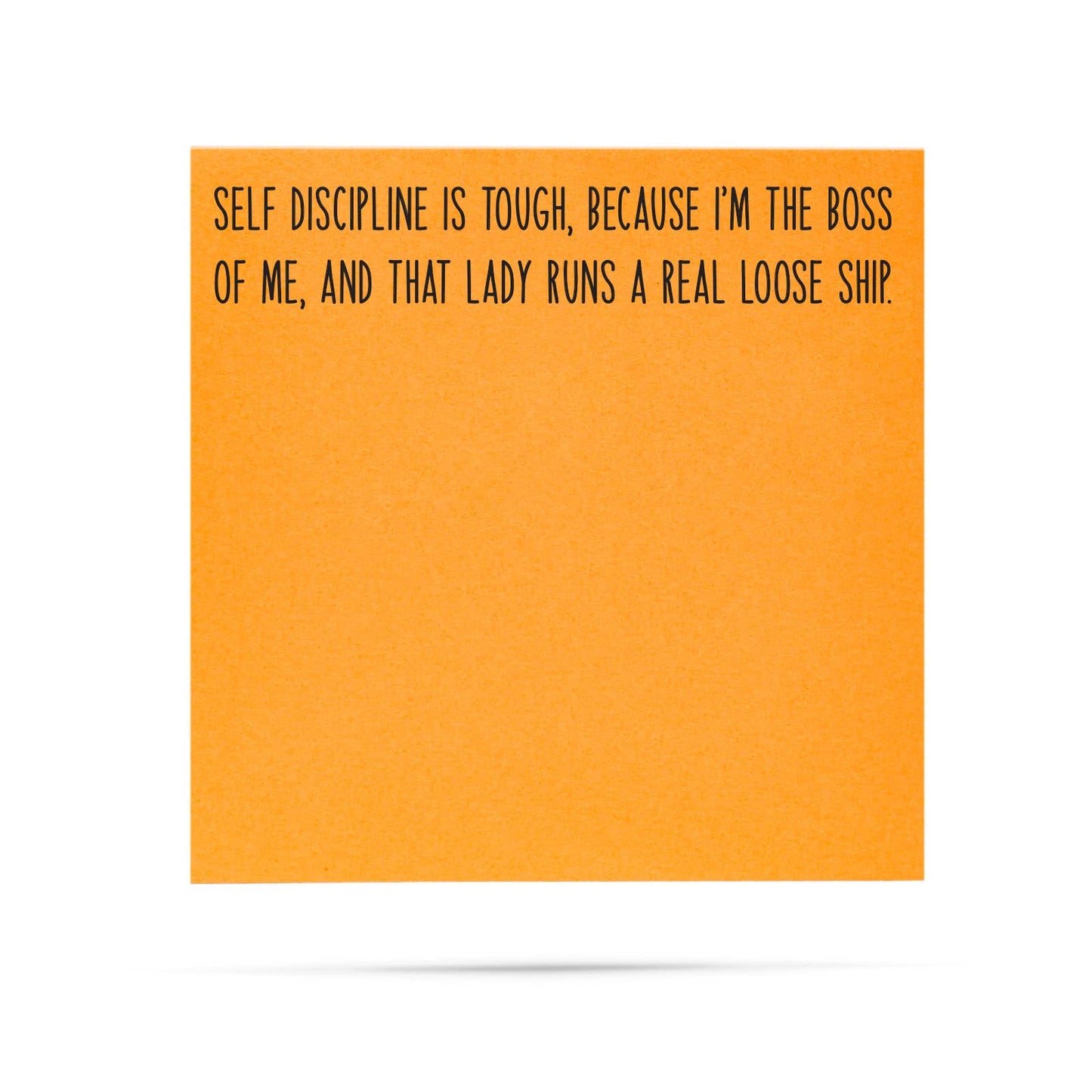 Self discipline is tough Little Notes