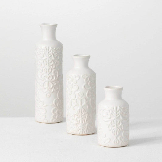 Textured Bottle Vase
