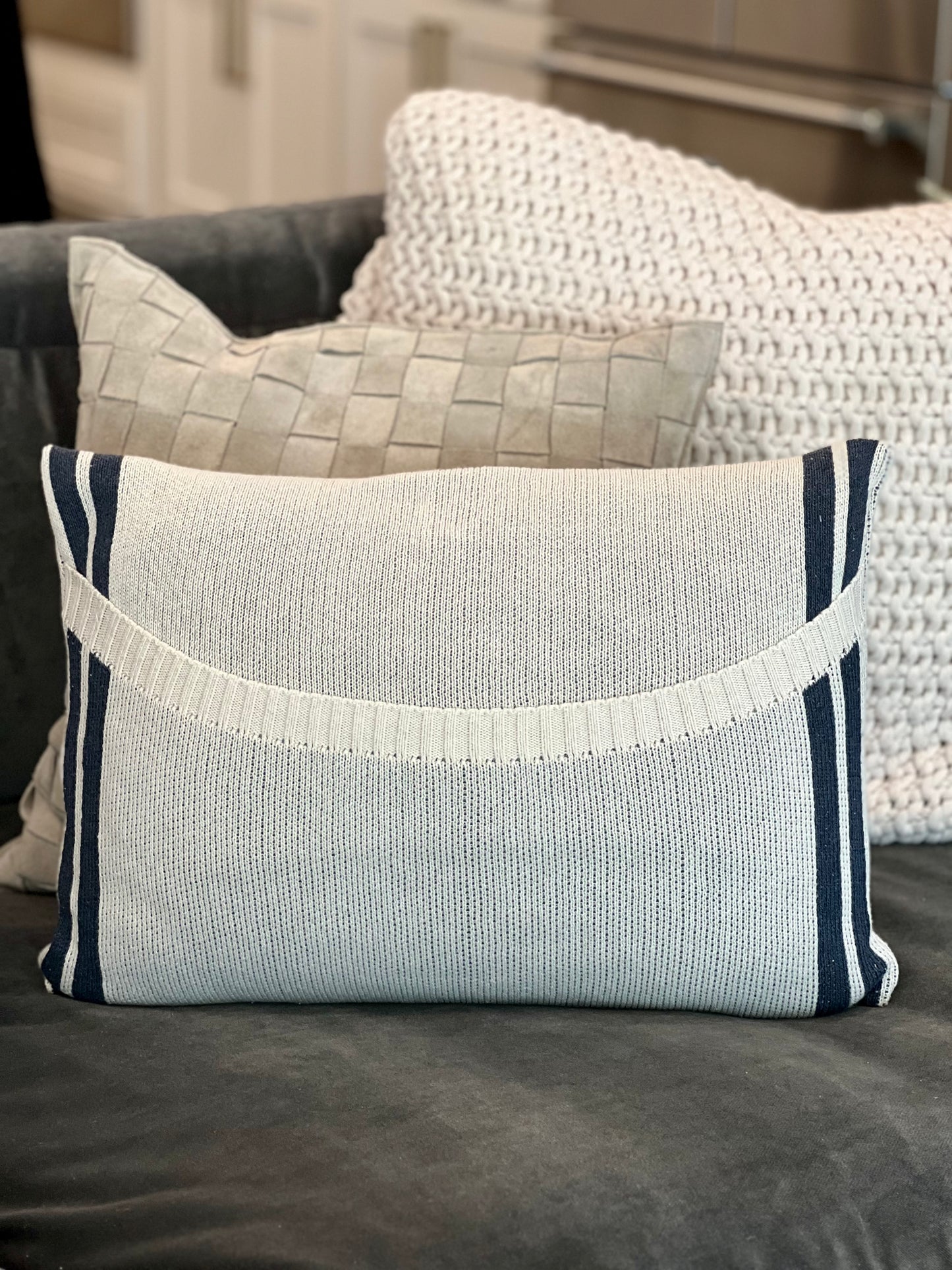 Zip Code Sweater Pillow - 78734