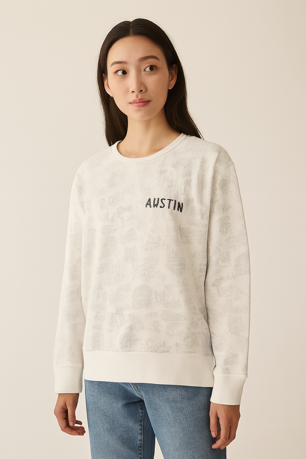 catstudio Doodle Sweatshirt – Austin