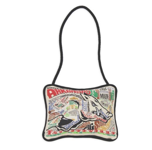 Arkansas, University of Mini Pillow Ornament