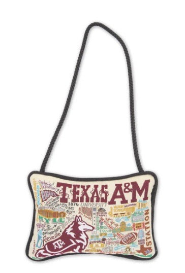 Texas A & M University Mini Pillow Ornament