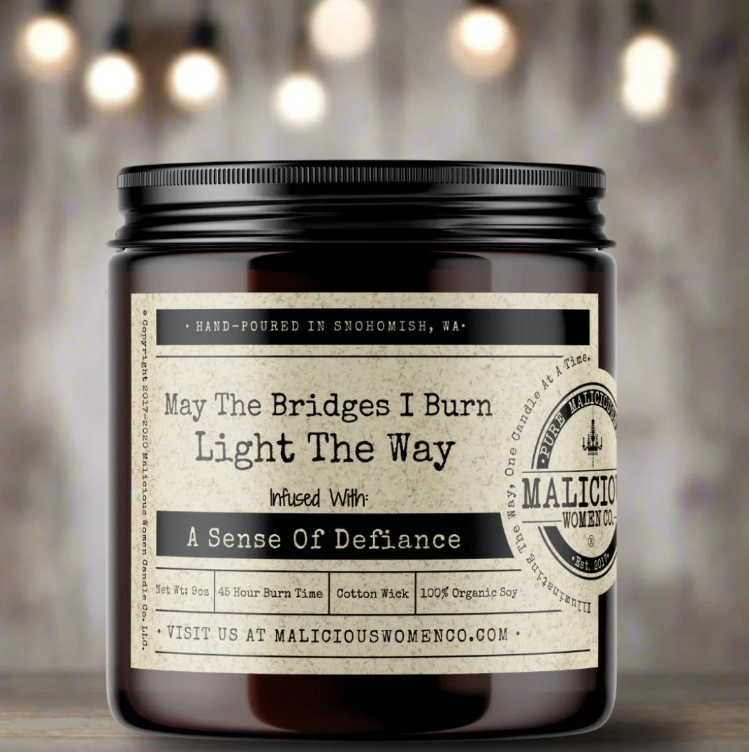 May The Bridges I Burn Light The Way