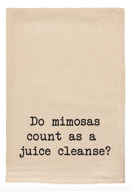 Juice Cleanse Dish Towel