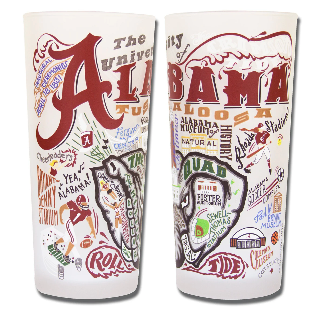 University of Alabama Drinking Glass Set
