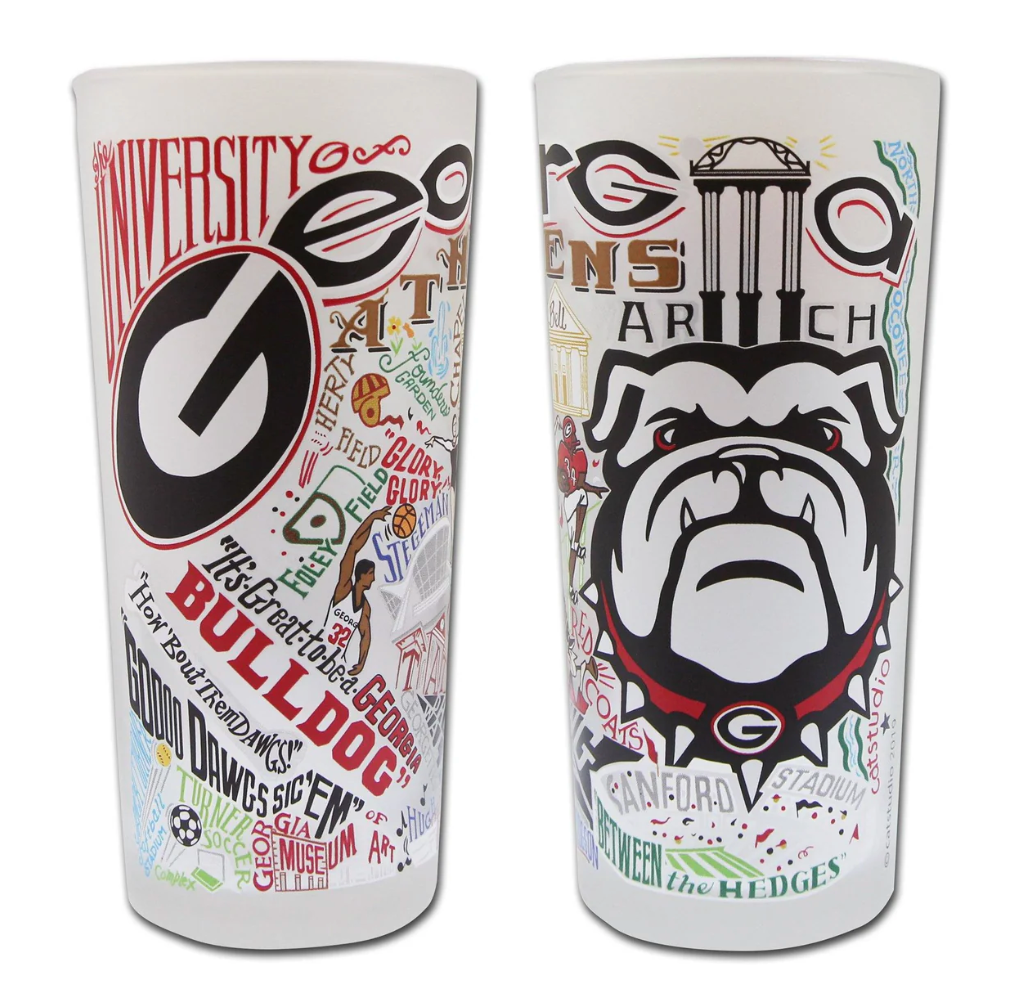 University of Georgia Drinking Glass Set