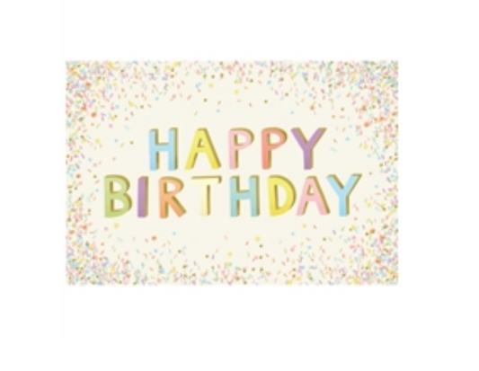 Happy Birthday Sprinkles Placemat