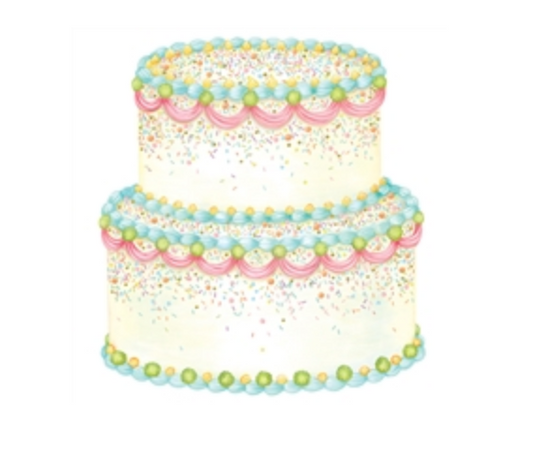 Birthday Cake Placemat - 12 Sheets