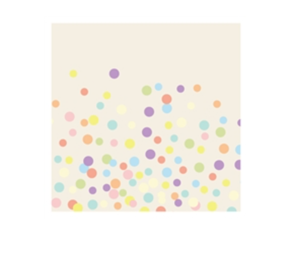 Confetti Sprinkles Cocktail Napkins