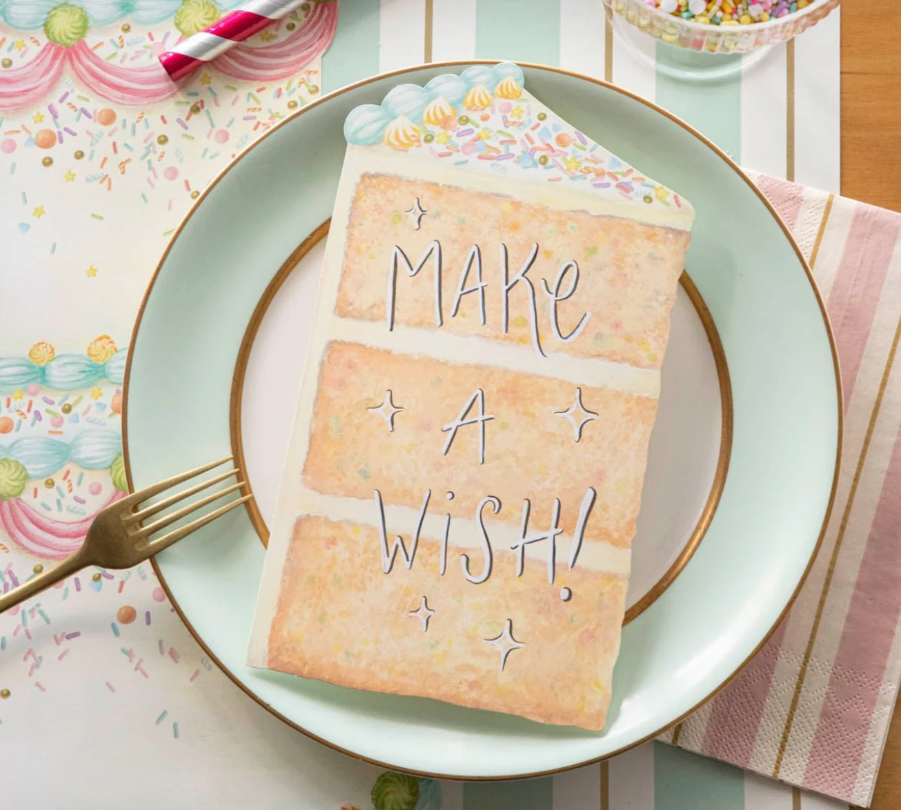 Cake Slice Table Accent