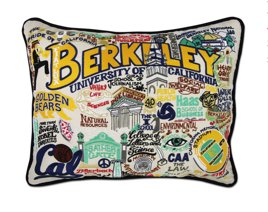 UC Berkeley (Cal) Embroidered Pillow