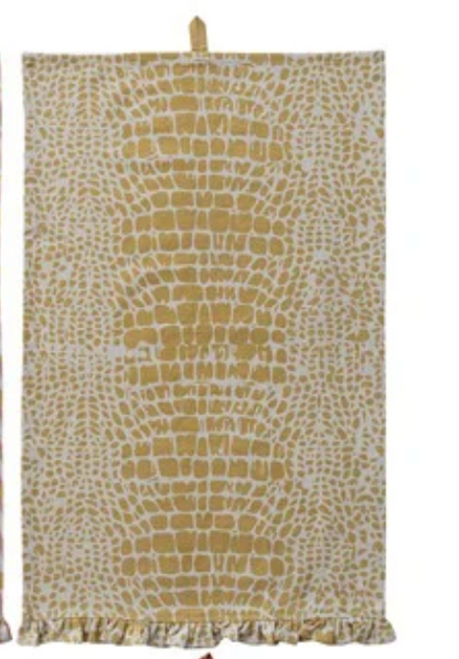 Animal Print Cotton Printed Towels