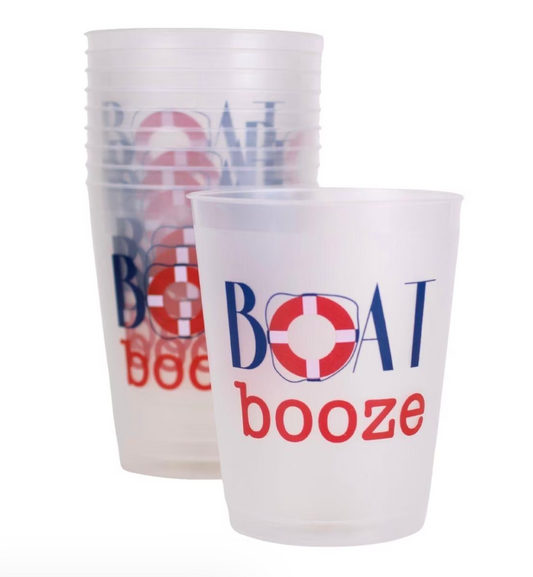Boat Booze Party Cups - Set of 10