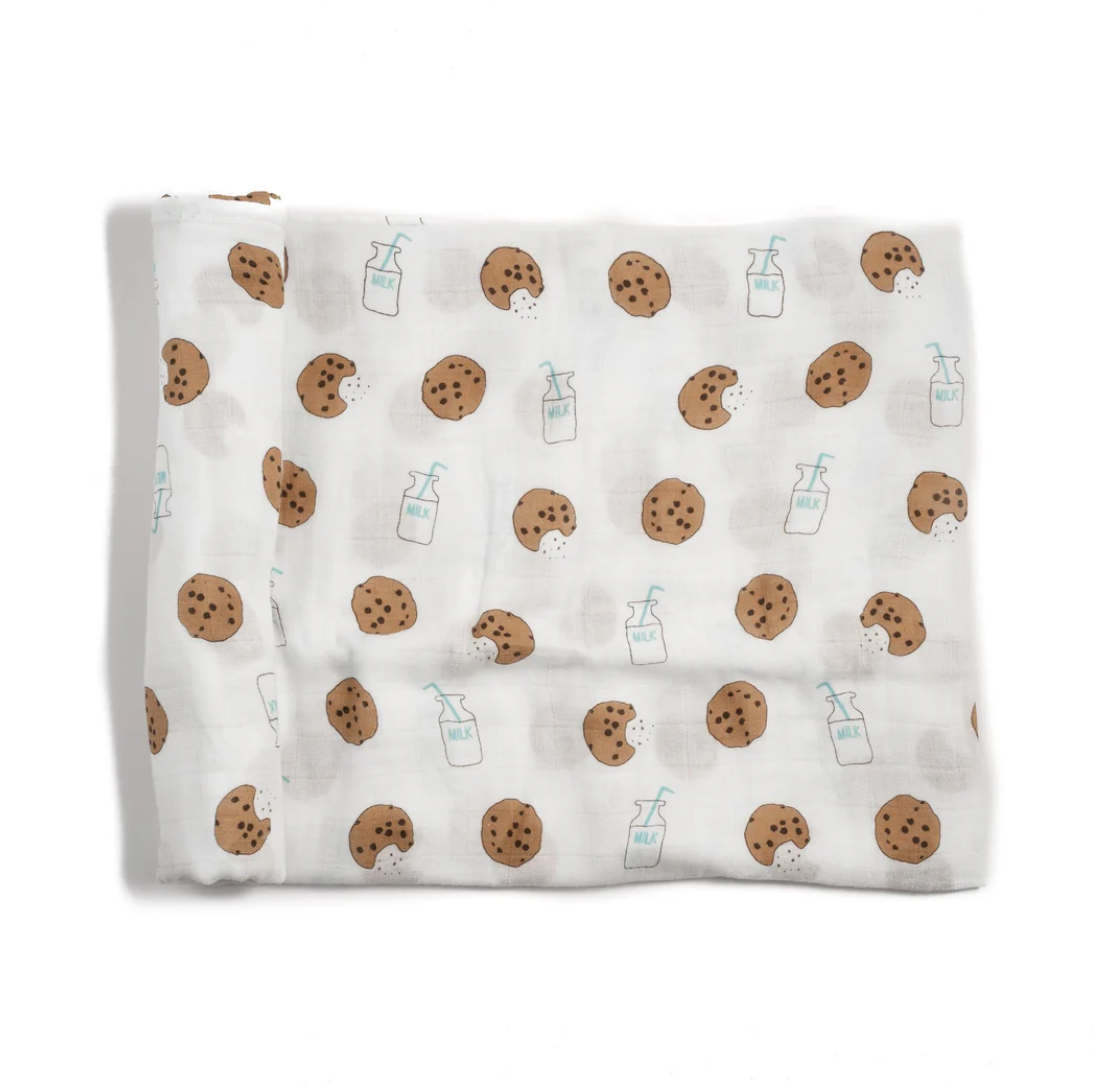 Bamboo Muslin Swaddle Blanket - Cookie Craze