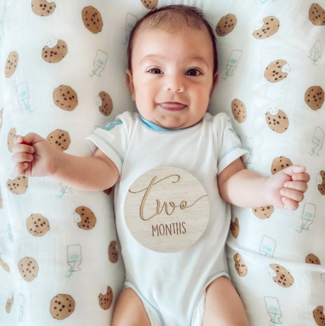 Bamboo Muslin Swaddle Blanket - Cookie Craze