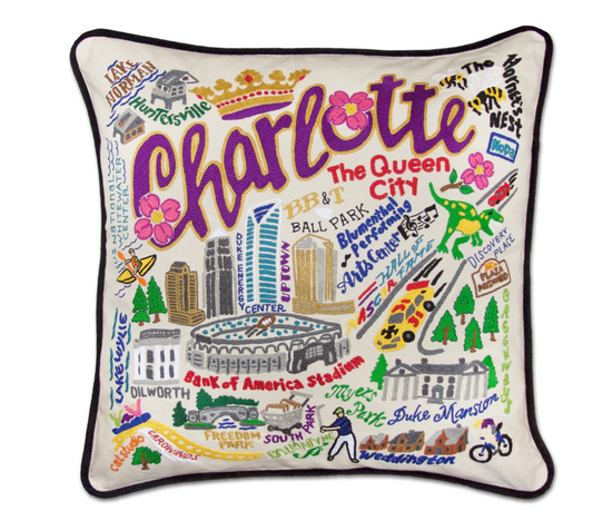 Charlotte Hand-Embroidered Pillow
