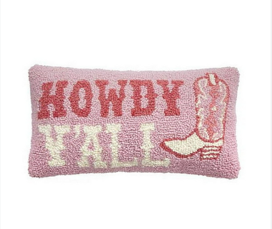 Howdy Y'All Hook Pillow