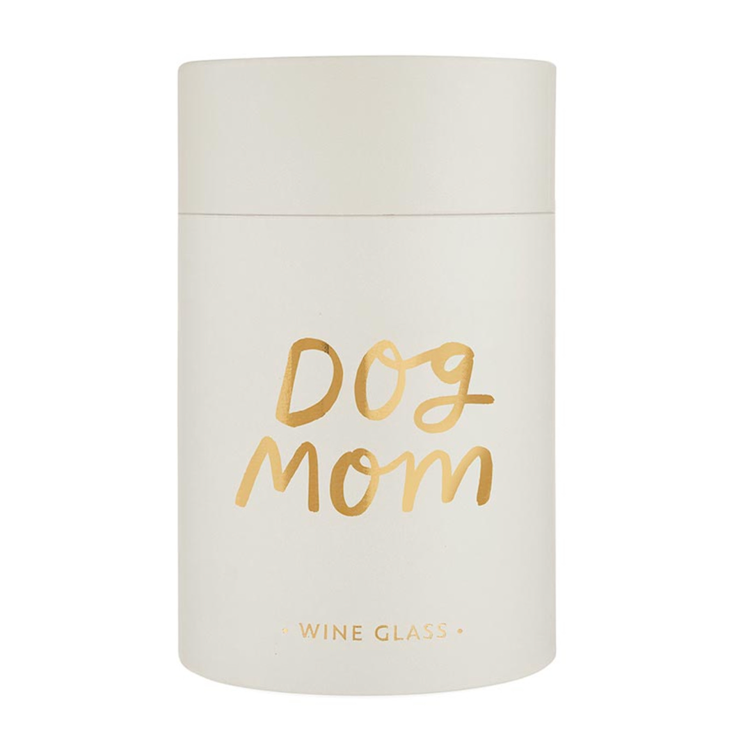 Stemless Wine Glass - Dog Mom