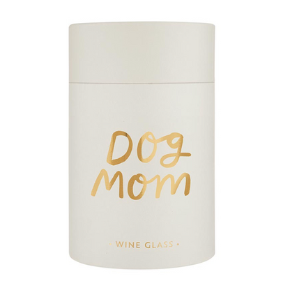 Stemless Wine Glass - Dog Mom