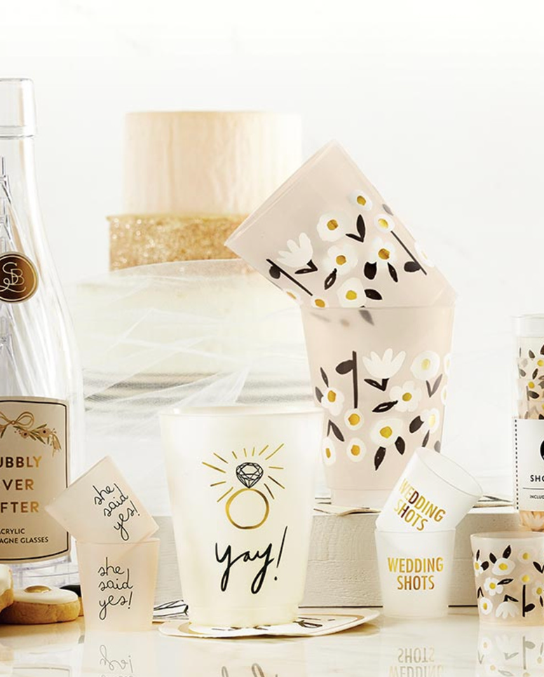 Frost Shot Cups - She Said Yes! - Set of 10