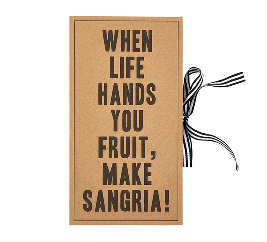 Sangria Kit Book Box - When Life Hands You Fruit