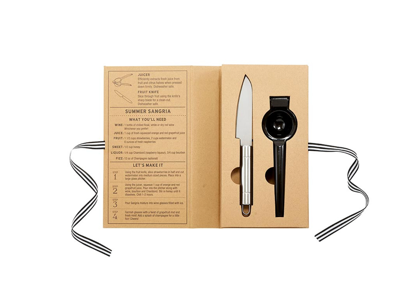 Sangria Kit Book Box - When Life Hands You Fruit