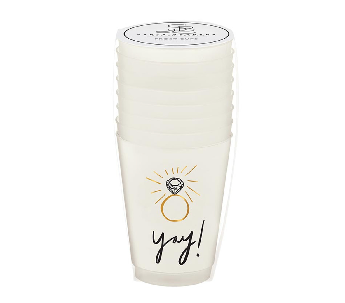 Frost Cups - Yay! - Set of 8
