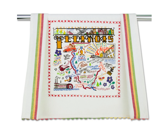 Illinois Dish Towel (Open Stock)