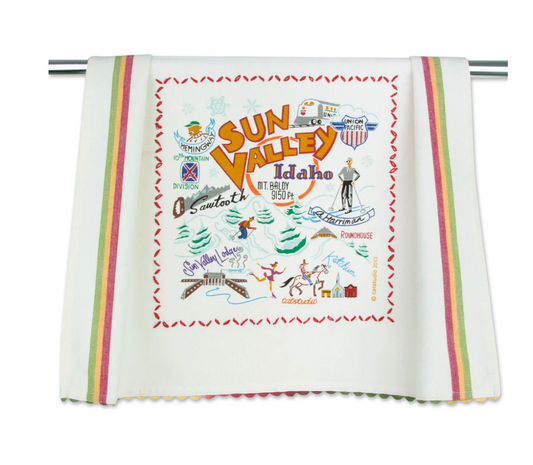 Ski Sun Valley Dish Towel (Open Stock)