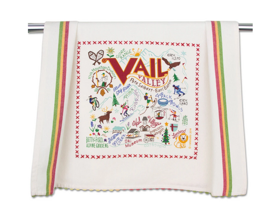 Ski Vail Dish Towel (Open Stock)