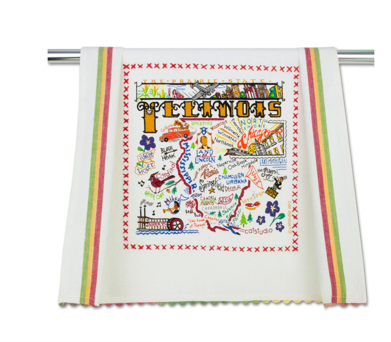 Illinois Dish Towel