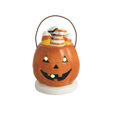 Pumpkin Basket Light-up Sitter