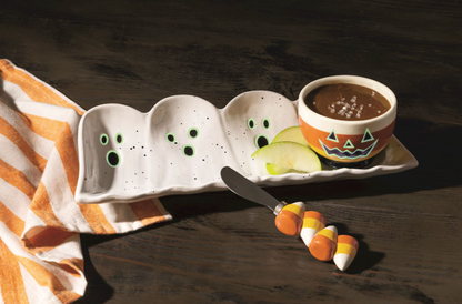 Glow Ghost Tidbit & Tray Set
