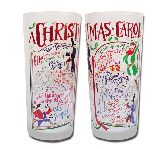 Christmas Carol Drinking Glass Set