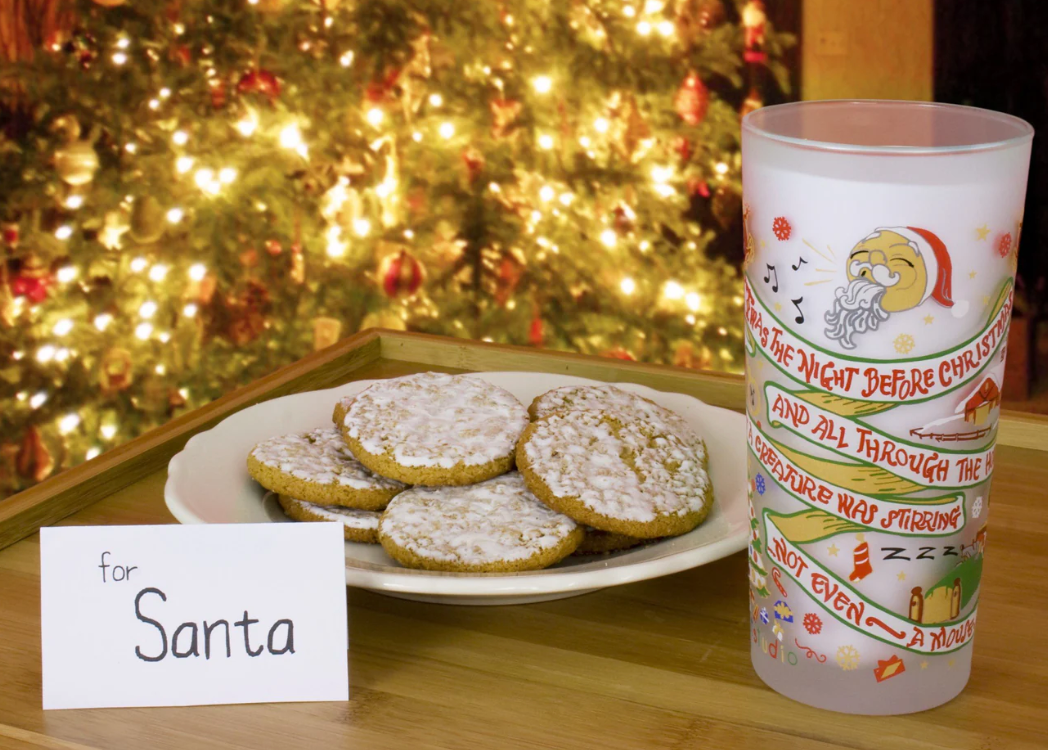Night Before Christmas Drinking Glass Set