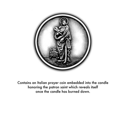 Saint Agatha Candle