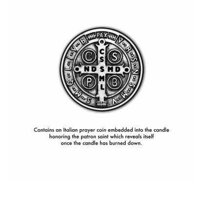 Saint Benedict Candle
