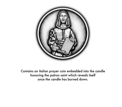 Saint Dympha Candle
