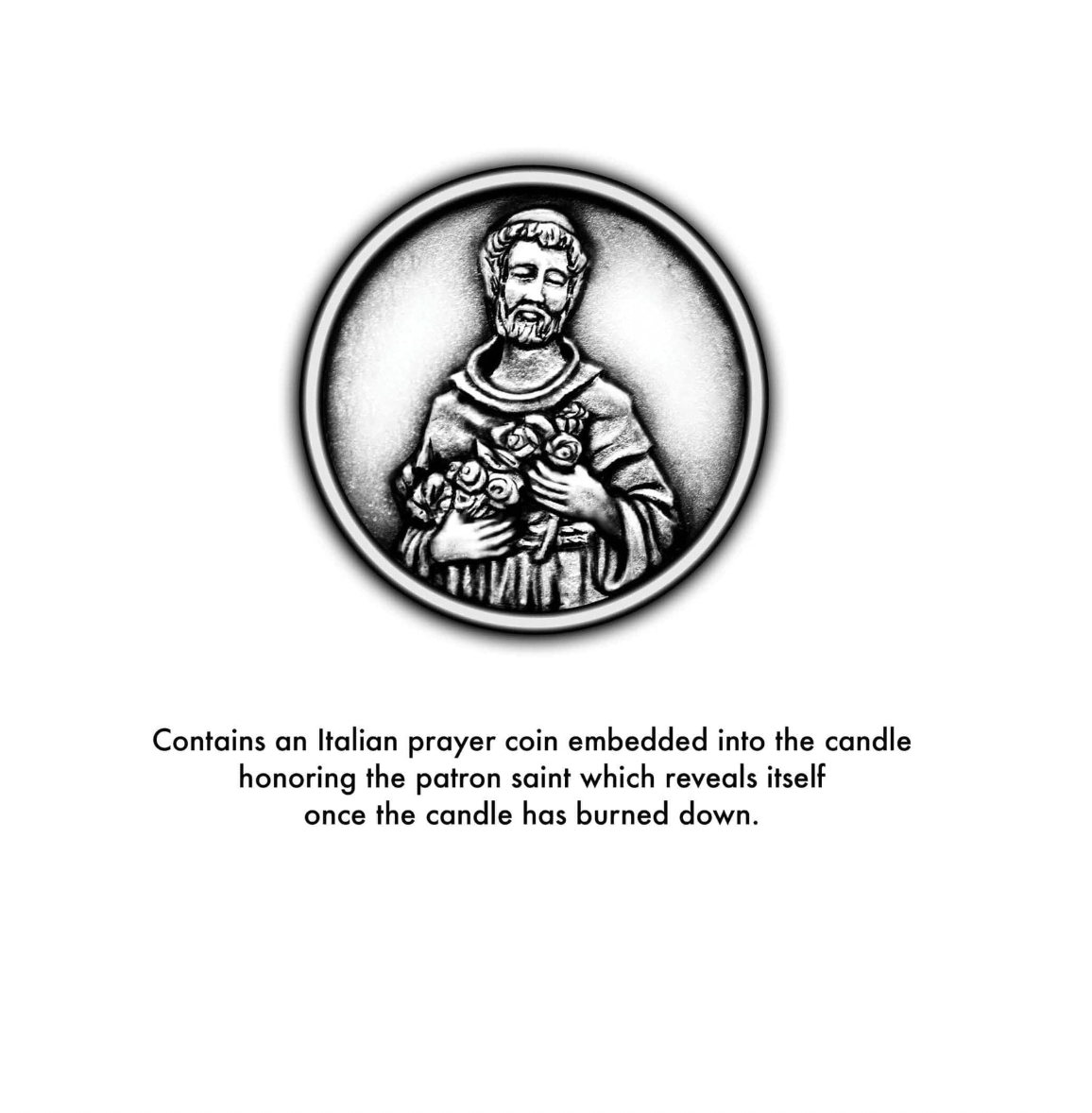 Saint Francis of Assisi Candle