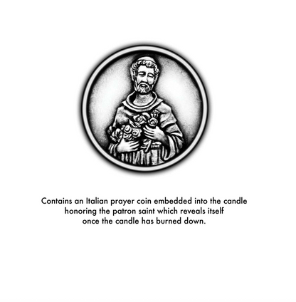 Saint Francis of Assisi Candle