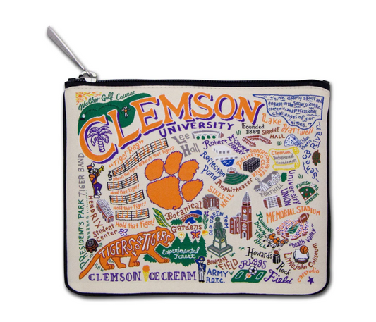 Clemson University Zip Pouch