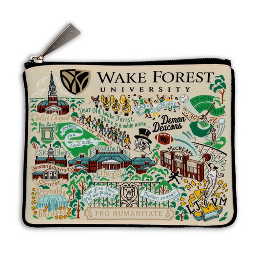 Wake Forest University Zip Pouch