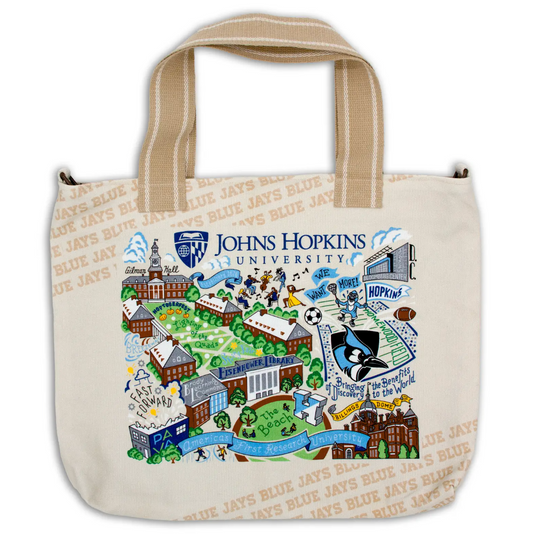 Johns Hopkins University Collegiate Tote Bag
