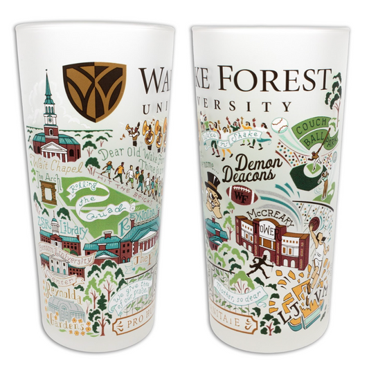 Wake Forest University Drinking Glass Set